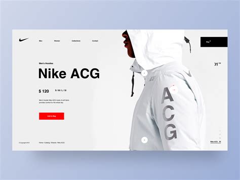 Nike ACG website